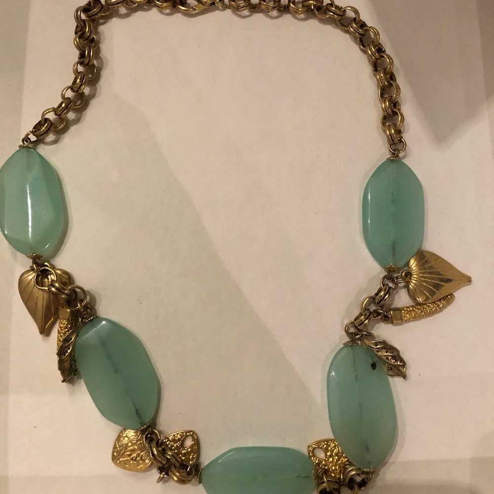 Beautiful necklace with beads.
